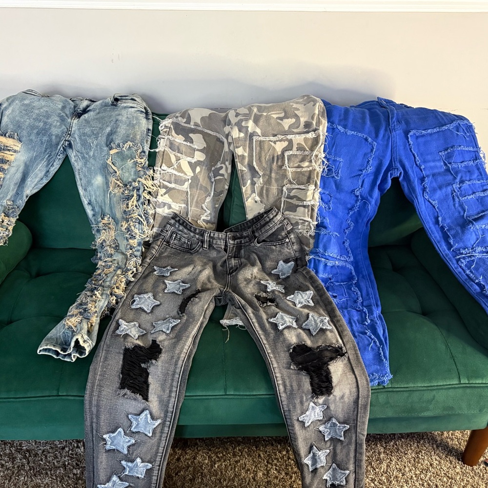 4 Kids Distressed Jeans -